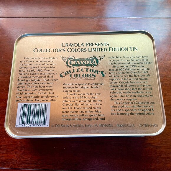 Vintage 1991 Crayola Collector's Box Set - Picture 13 of 13
